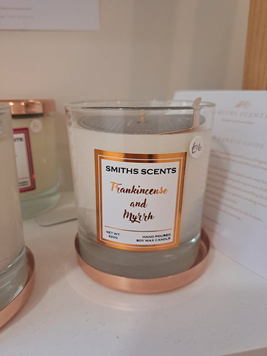 Candle - 'frankincense and myrrh' by Smith Scents