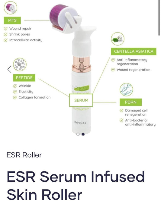 ESR elite skin rejuvenation all in one serum infused roller